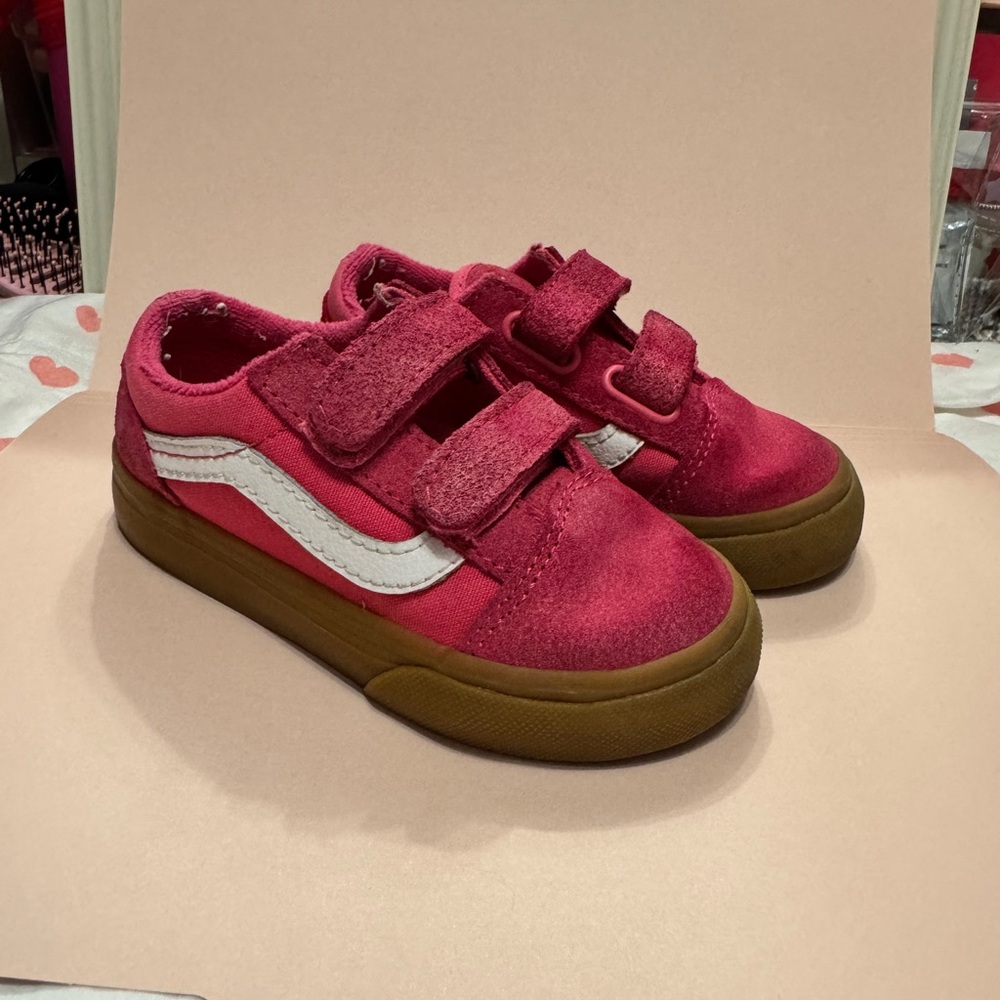 OBO - Vans Toddler Shoes in Raspberry Pink!